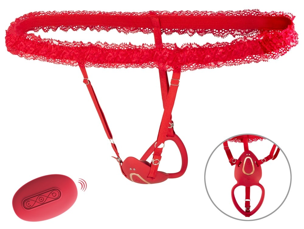Your Strap-on Collection Vibro-String „Lay-On Set“ mit Fernbedienung