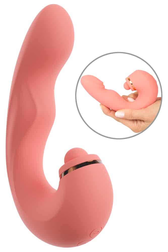 be Sassy G-Punkt-Vibrator „be Impulsive“ mit pulsierender Klitoris-Kugel