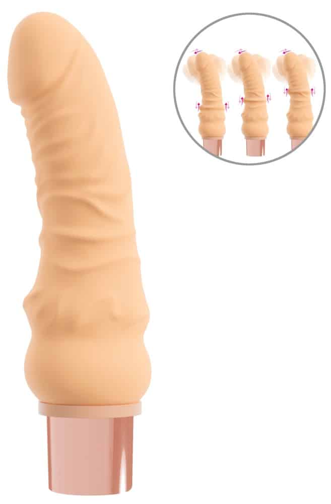 beau coeur Naturvibrator „SELON“ mit Motion-Massagering