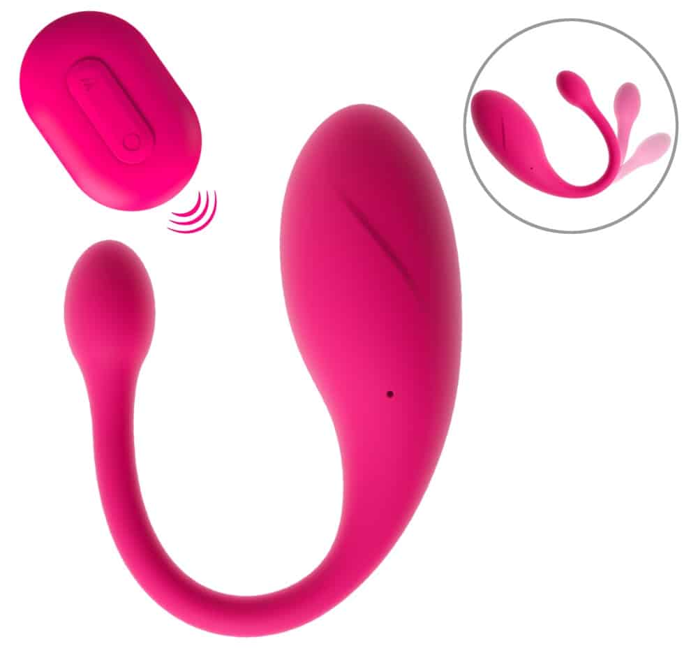 beau coeur Vibro-Ei „KORAL“ mit Fernbedienung