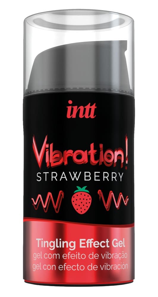 intt Stimulationsgel „Vibration! Strawberry“ für Sie und Ihn